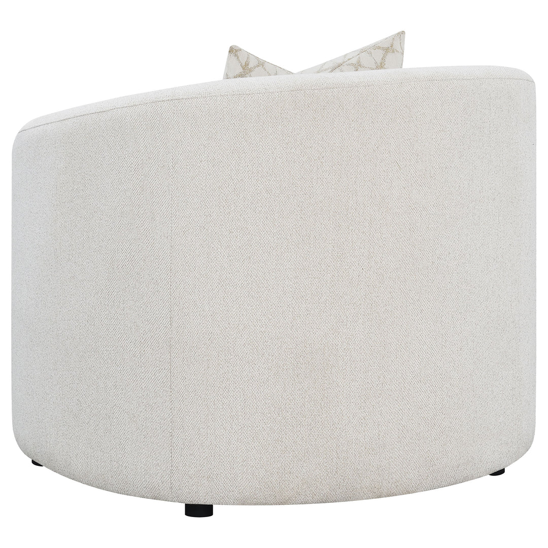 Rainn Upholstered Tight Back Chair Latte