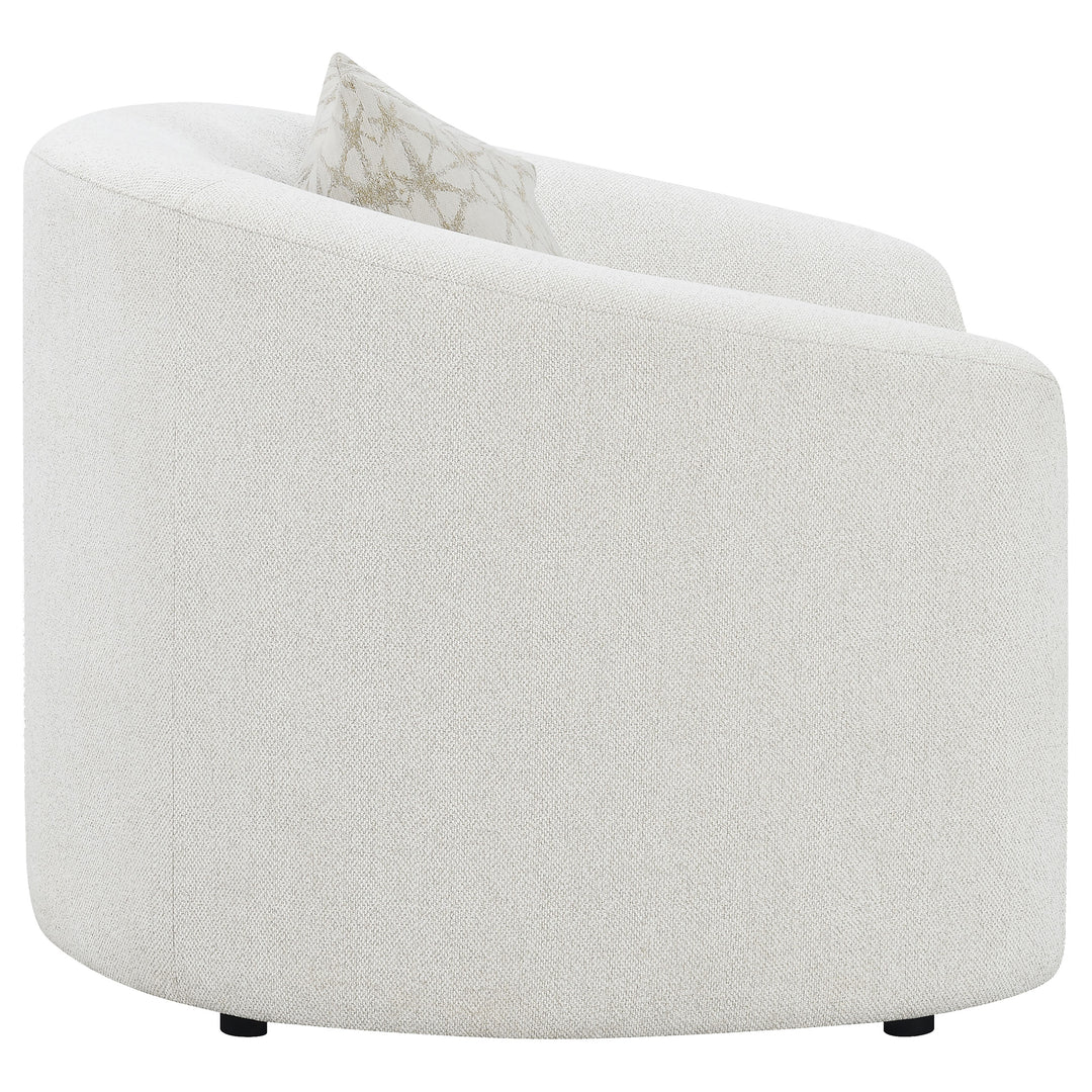 Rainn Upholstered Tight Back Chair Latte