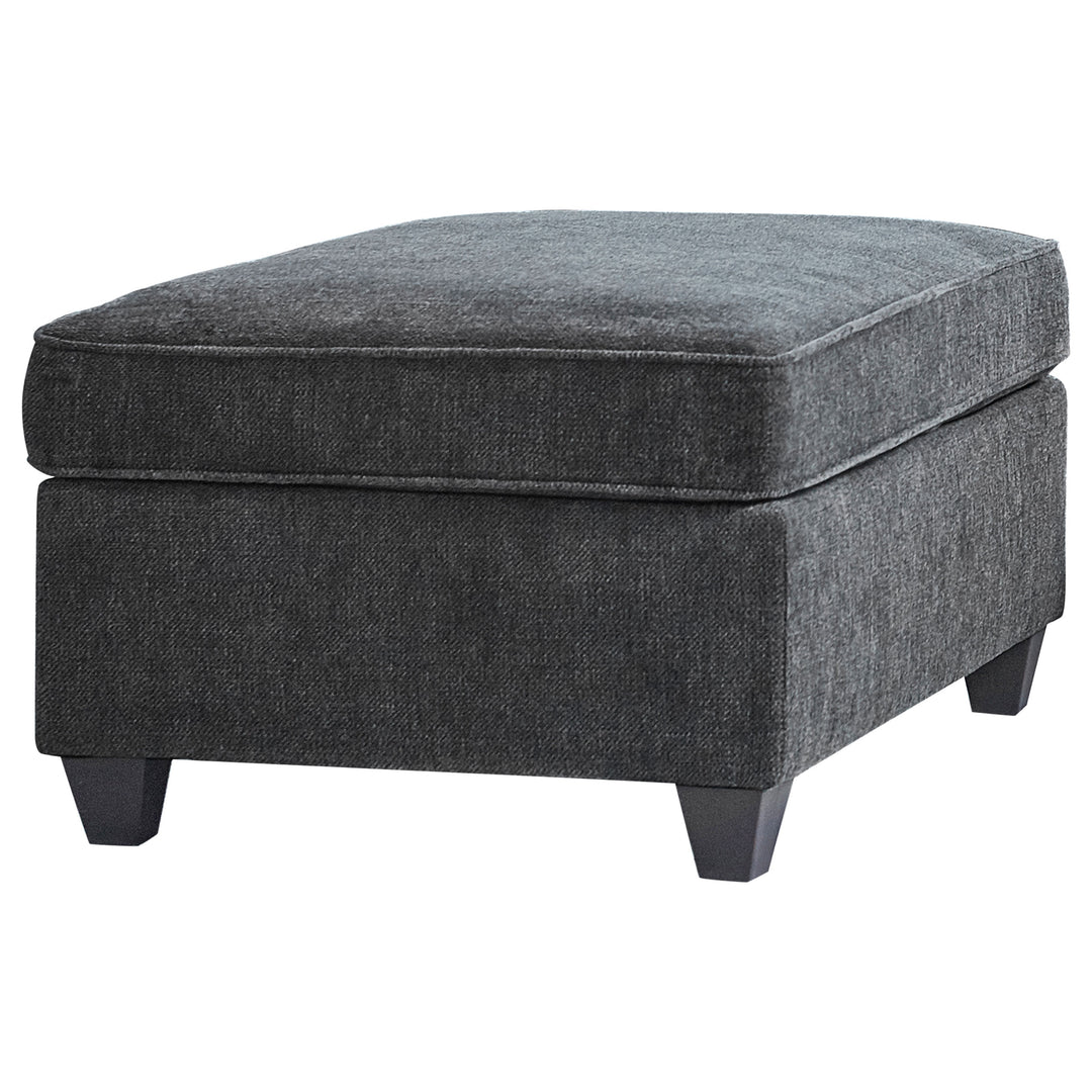 Mccord Upholstered Ottoman Dark Grey