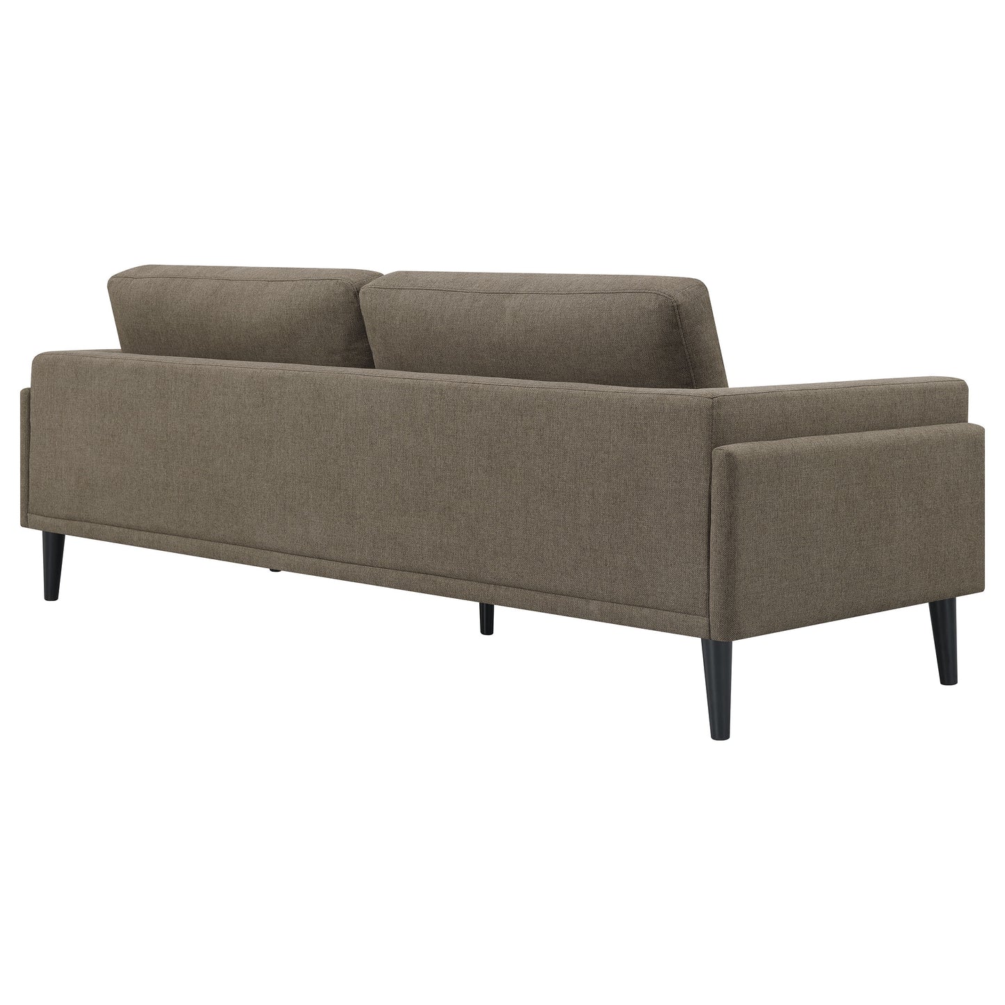 Rilynn Upholstered Track Arms Sofa Brown