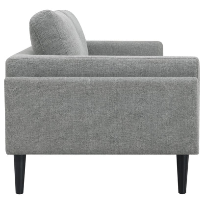 Rilynn 3-piece Upholstered Track Arms Sofa Set Grey