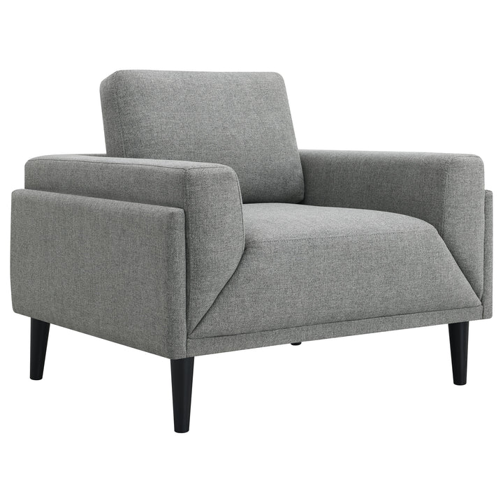 Rilynn 3-piece Upholstered Track Arms Sofa Set Grey