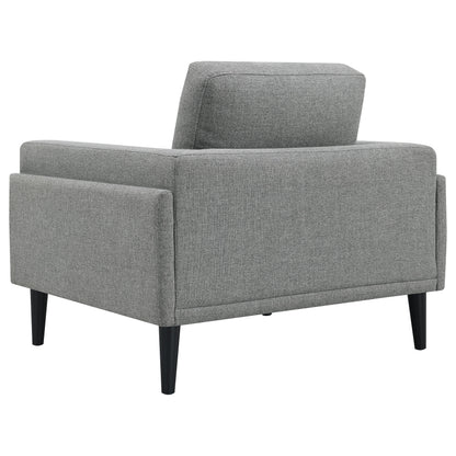 Rilynn 3-piece Upholstered Track Arms Sofa Set Grey