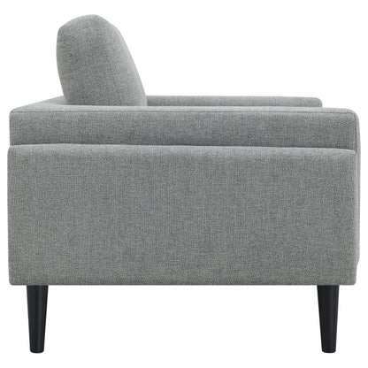 Rilynn 3-piece Upholstered Track Arms Sofa Set Grey