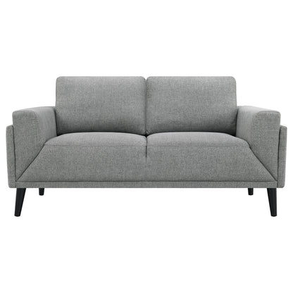 Rilynn Upholstered Track Arms Loveseat Grey