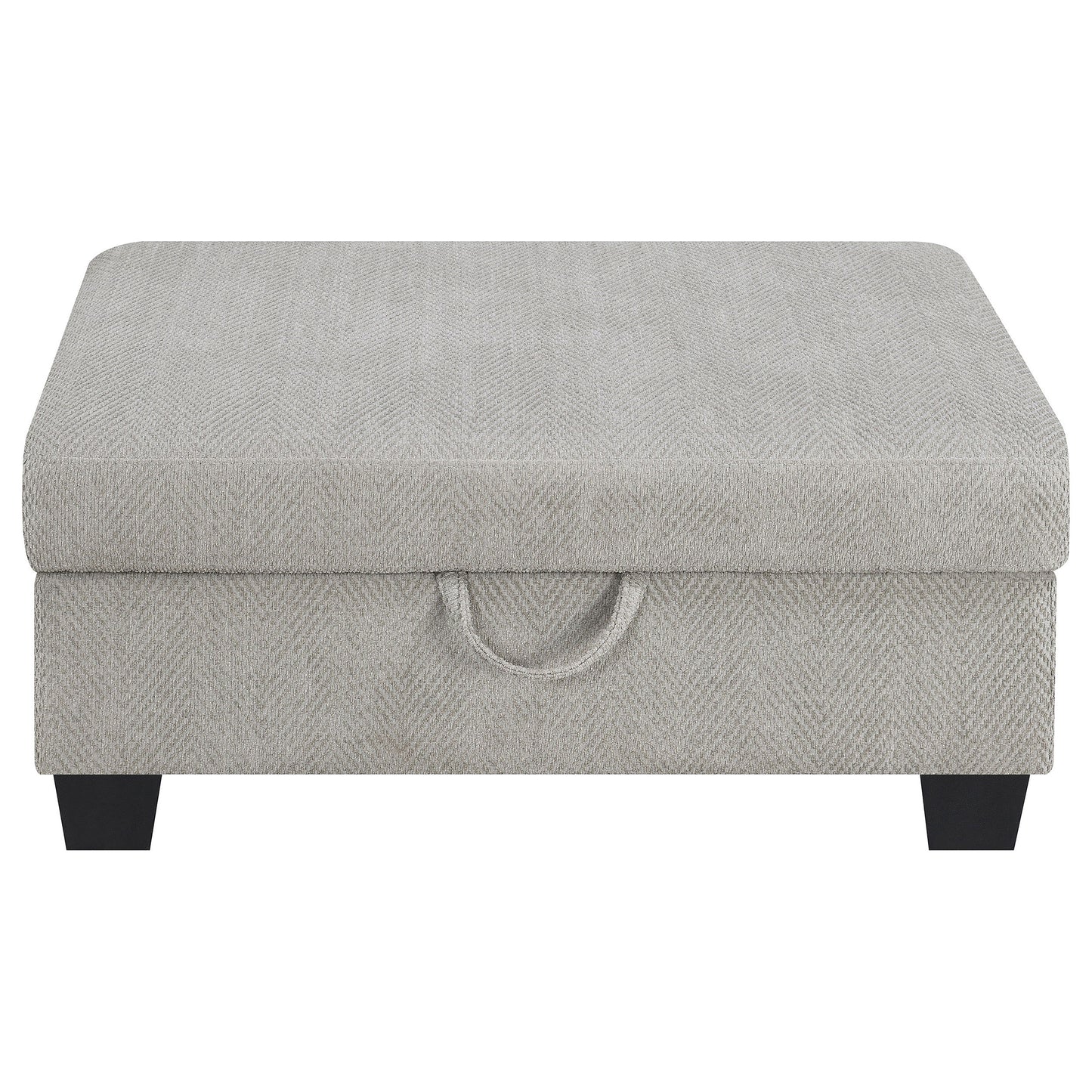 Whitson Upholstered Storage Ottoman Stone