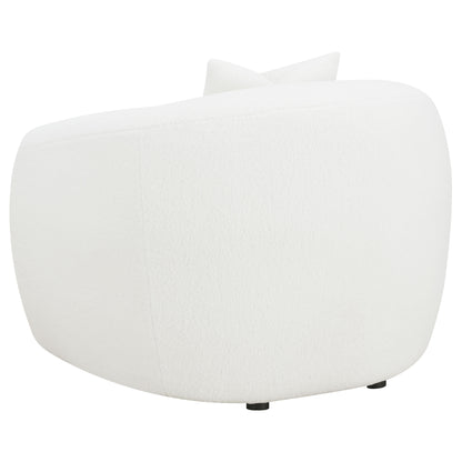 Isabella Upholstered Tight Back Chair White