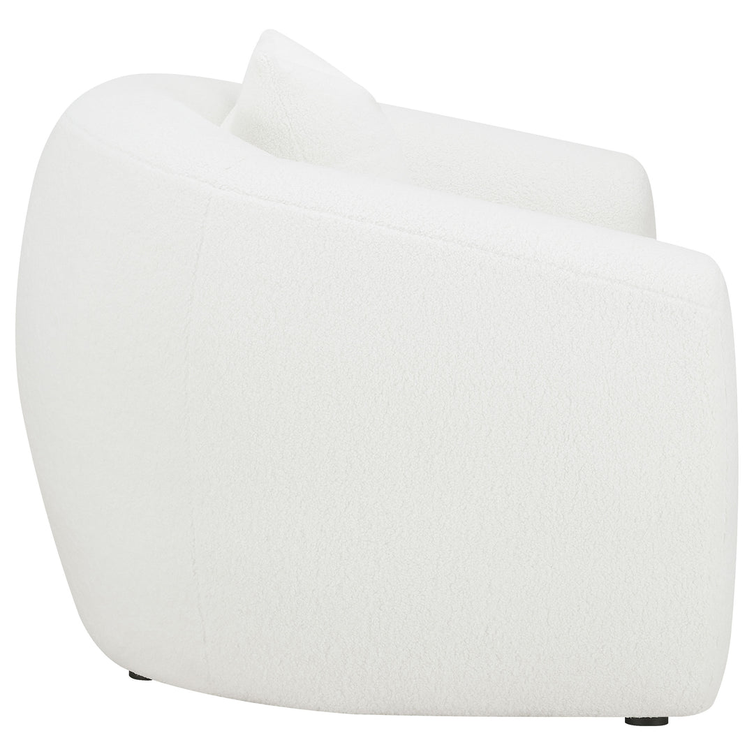 Isabella Upholstered Tight Back Chair White