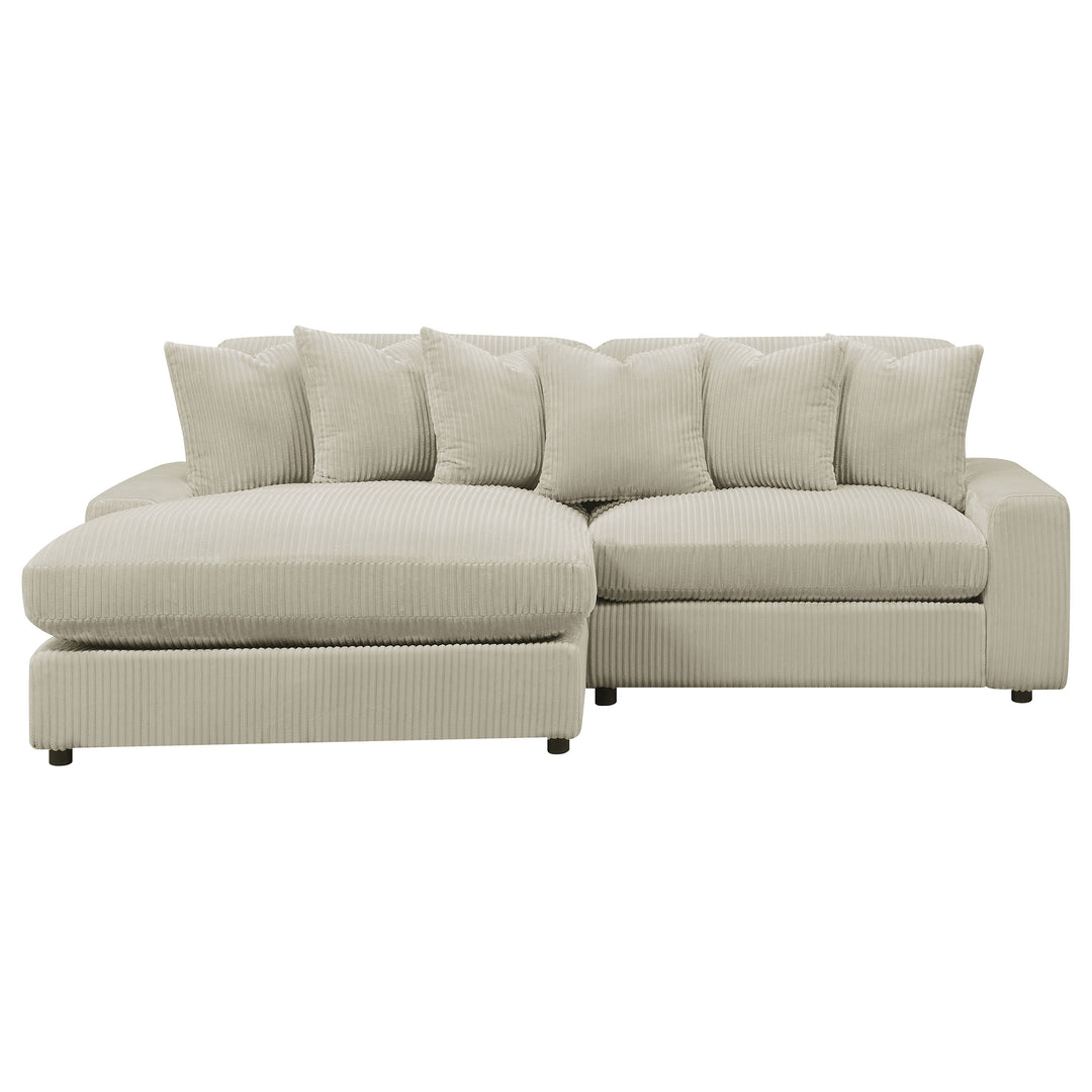 Blaine Upholstered Reversible Sectional Sofa Sand