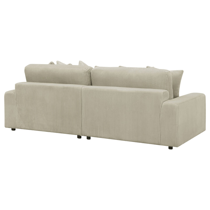 Blaine Upholstered Reversible Sectional Sofa Sand