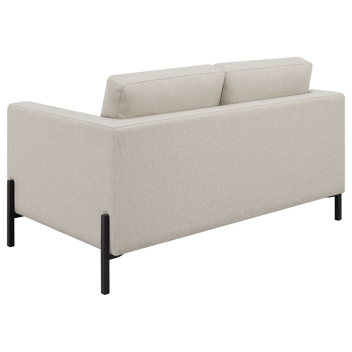 Tilly 3-piece Upholstered Track Arms Sofa Set Oatmeal