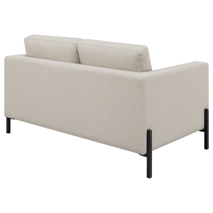 Tilly Upholstered Track Arms Loveseat Oatmeal