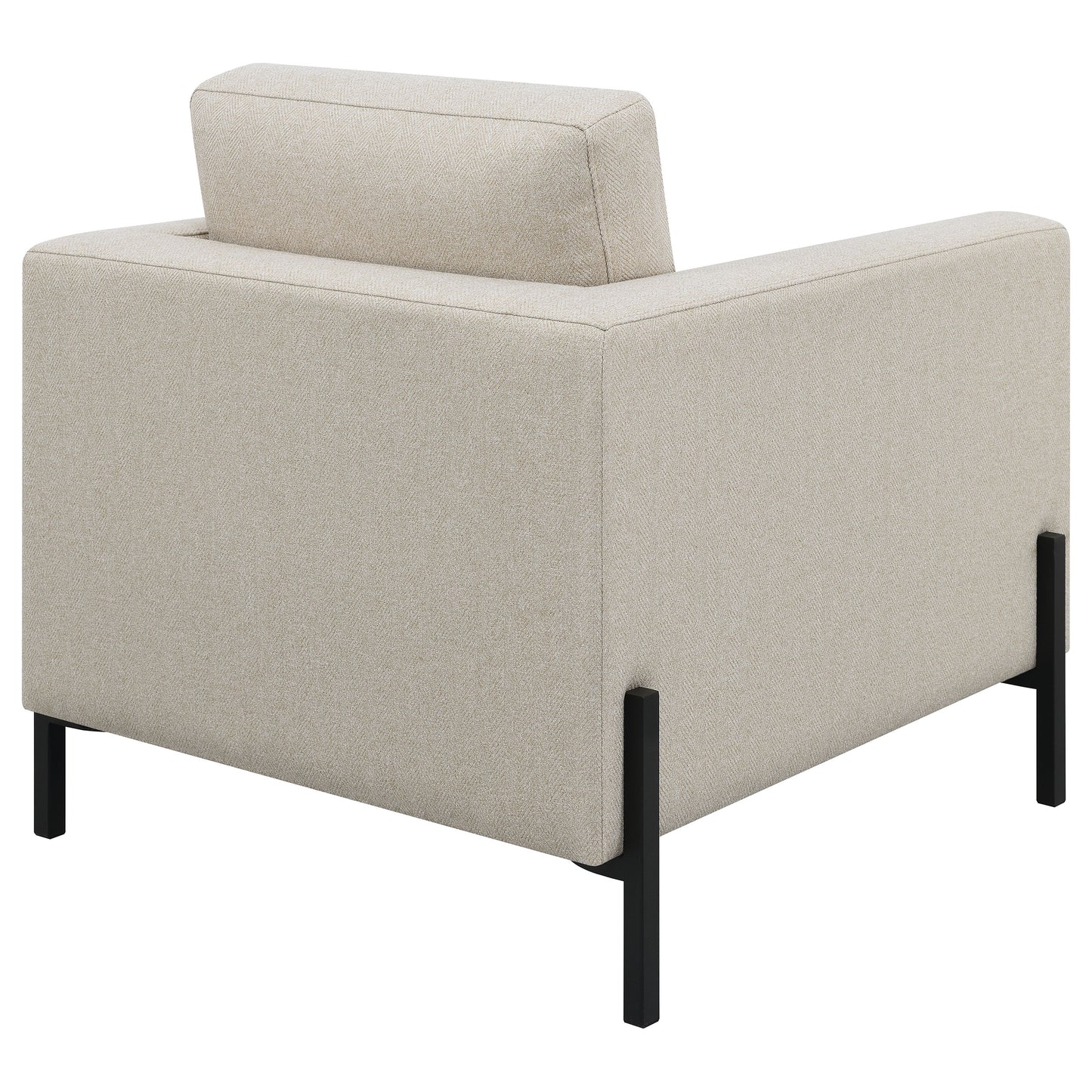 Tilly Upholstered Track Arms Chair Oatmeal