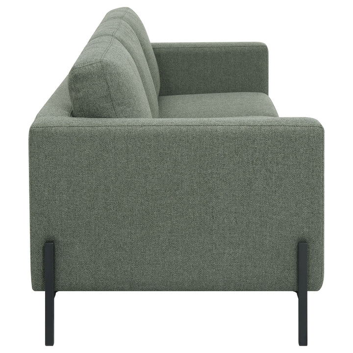 Tilly 2-piece Upholstered Track Arms Sofa Set Sage