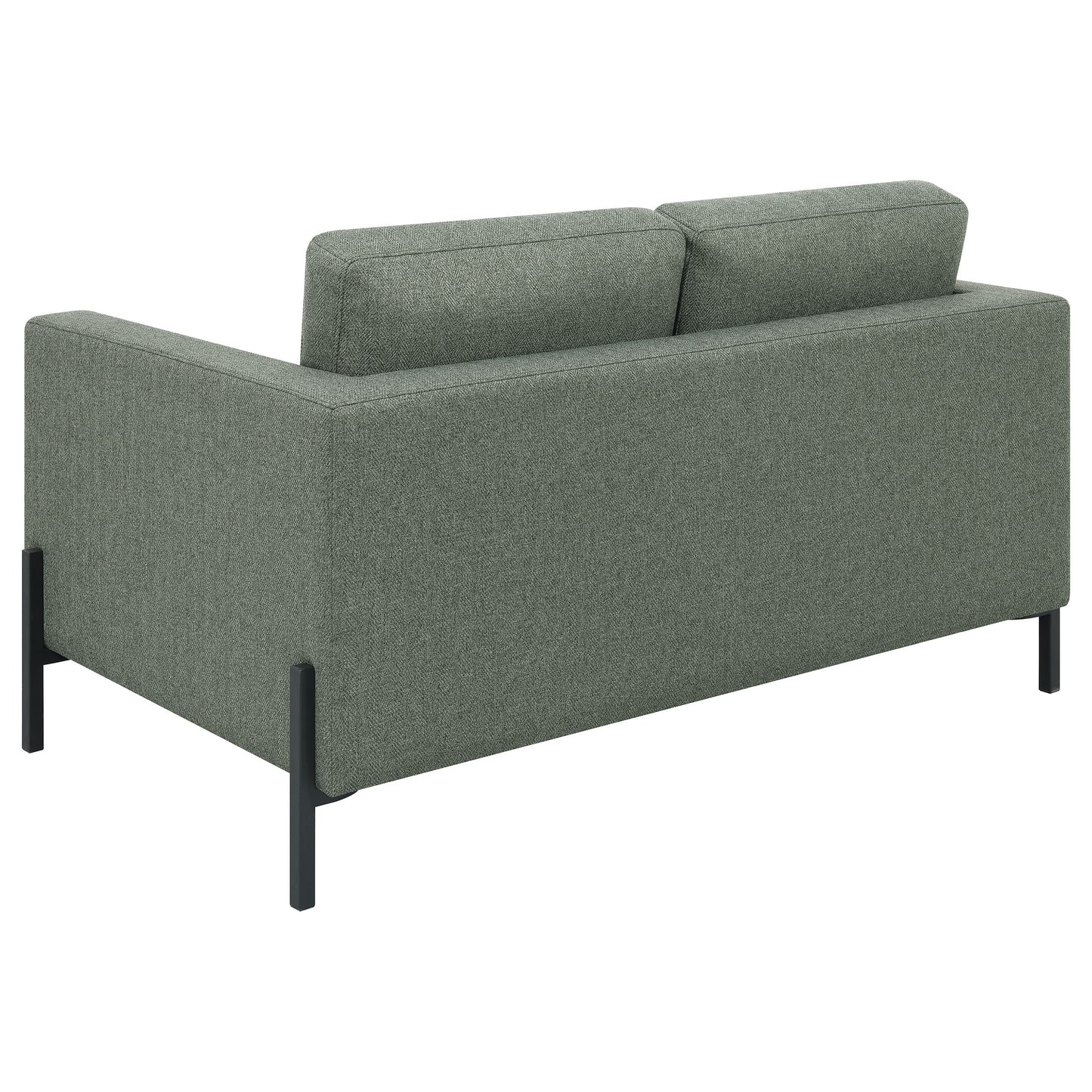 Tilly 2-piece Upholstered Track Arms Sofa Set Sage