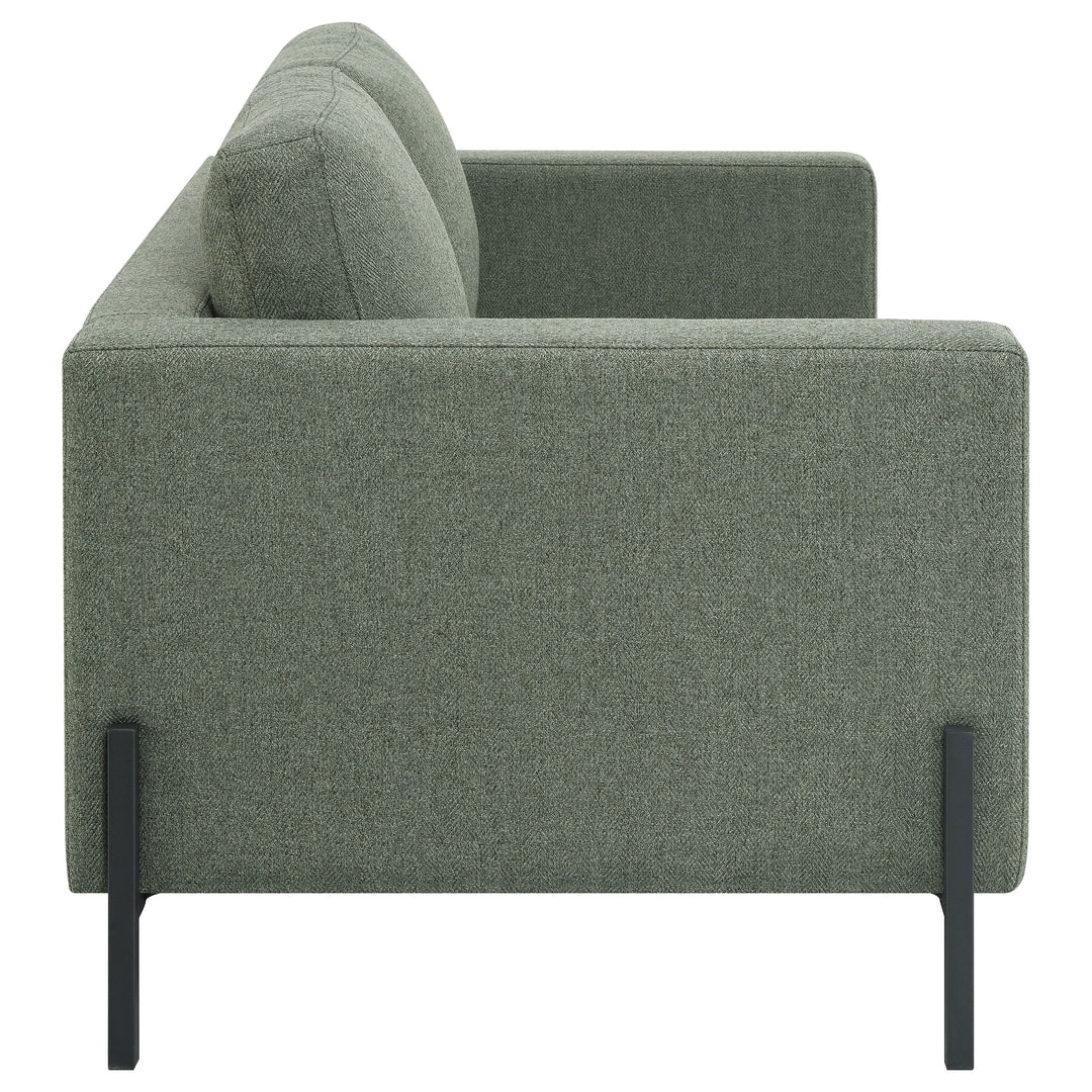 Tilly 2-piece Upholstered Track Arms Sofa Set Sage