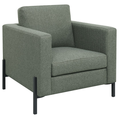 Tilly 3-piece Upholstered Track Arms Sofa Set Sage