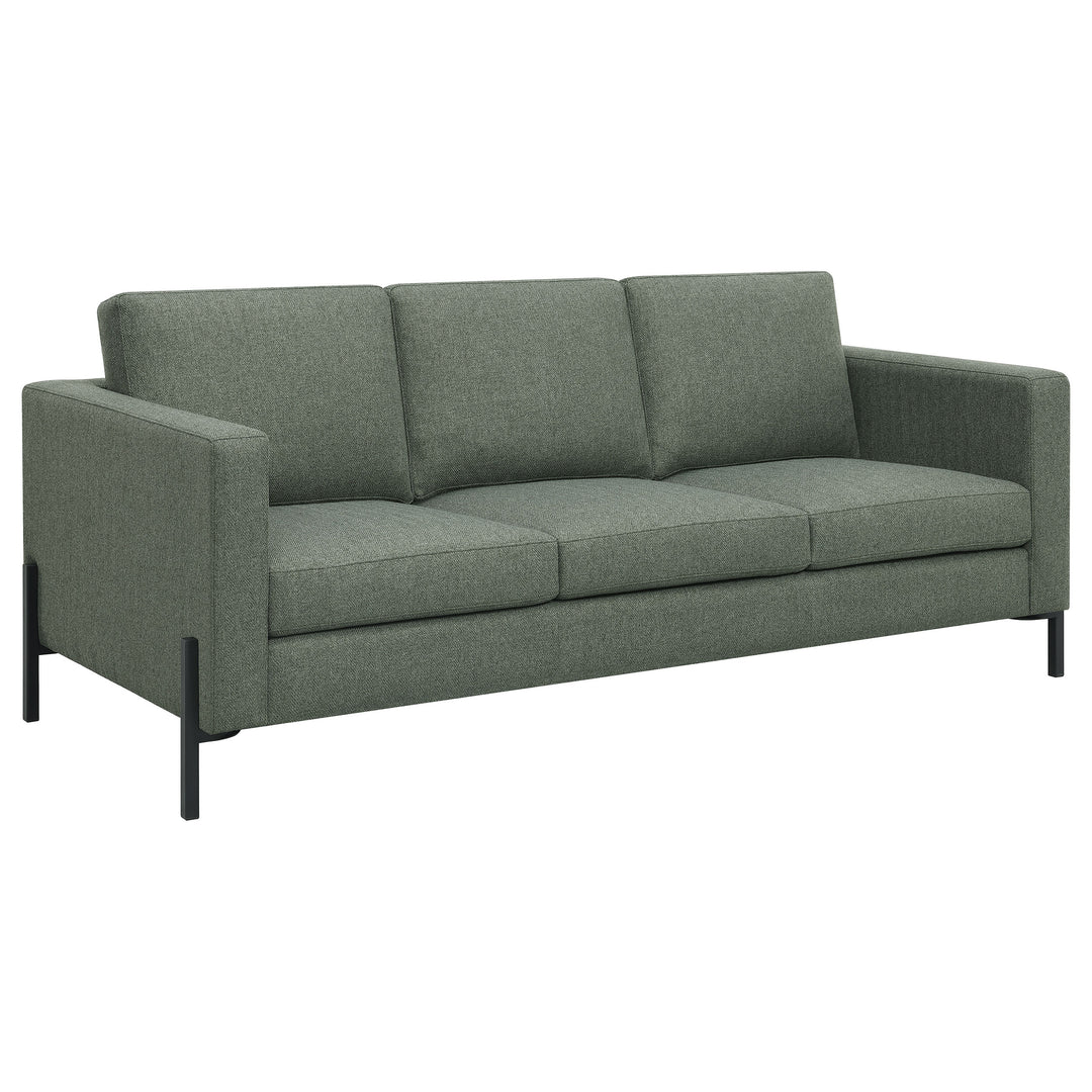 Tilly Upholstered Track Arms Sofa Sage