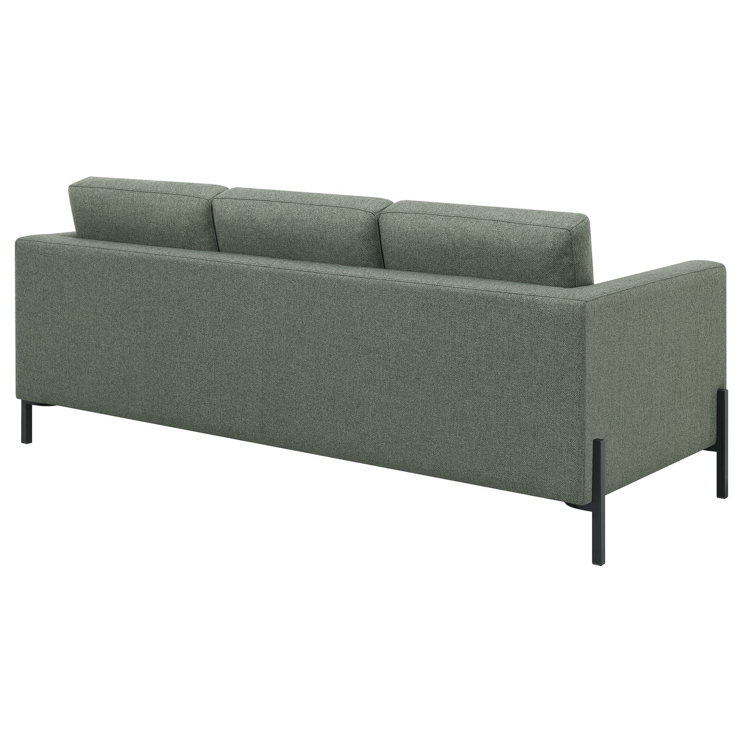 Tilly Upholstered Track Arms Sofa Sage