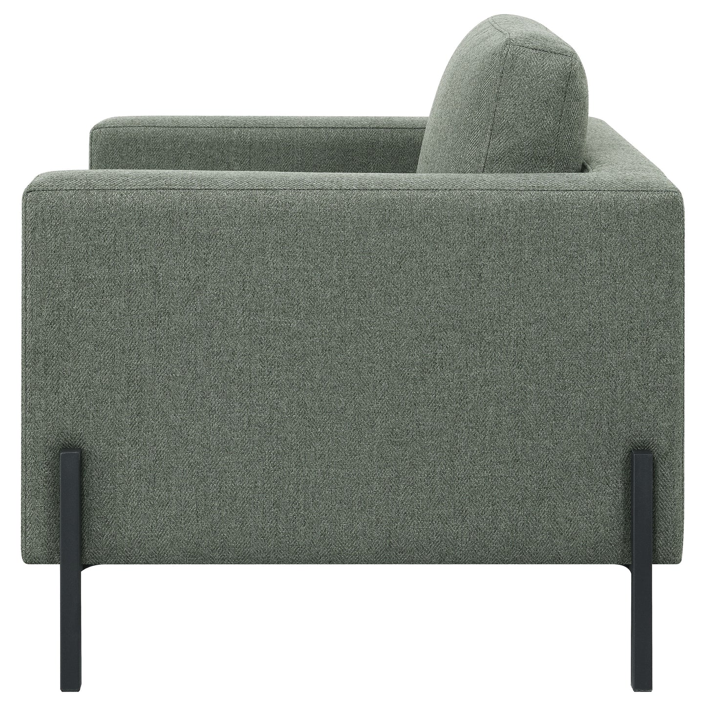 Tilly Upholstered Track Arms Chair Sage