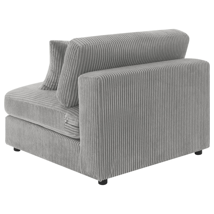 Blaine Upholstered Armless Chair Fog