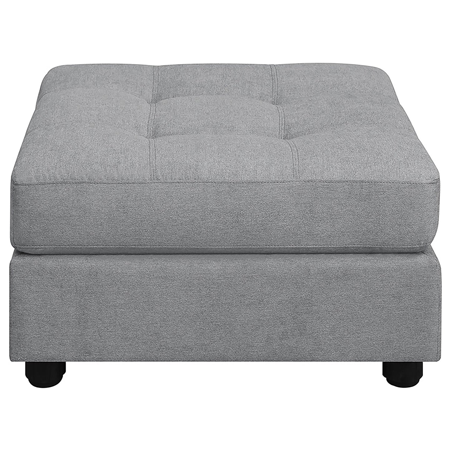 Claude Tufted Cushion Back Ottoman Dove