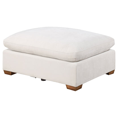 Lakeview Upholstered Ottoman Ivory