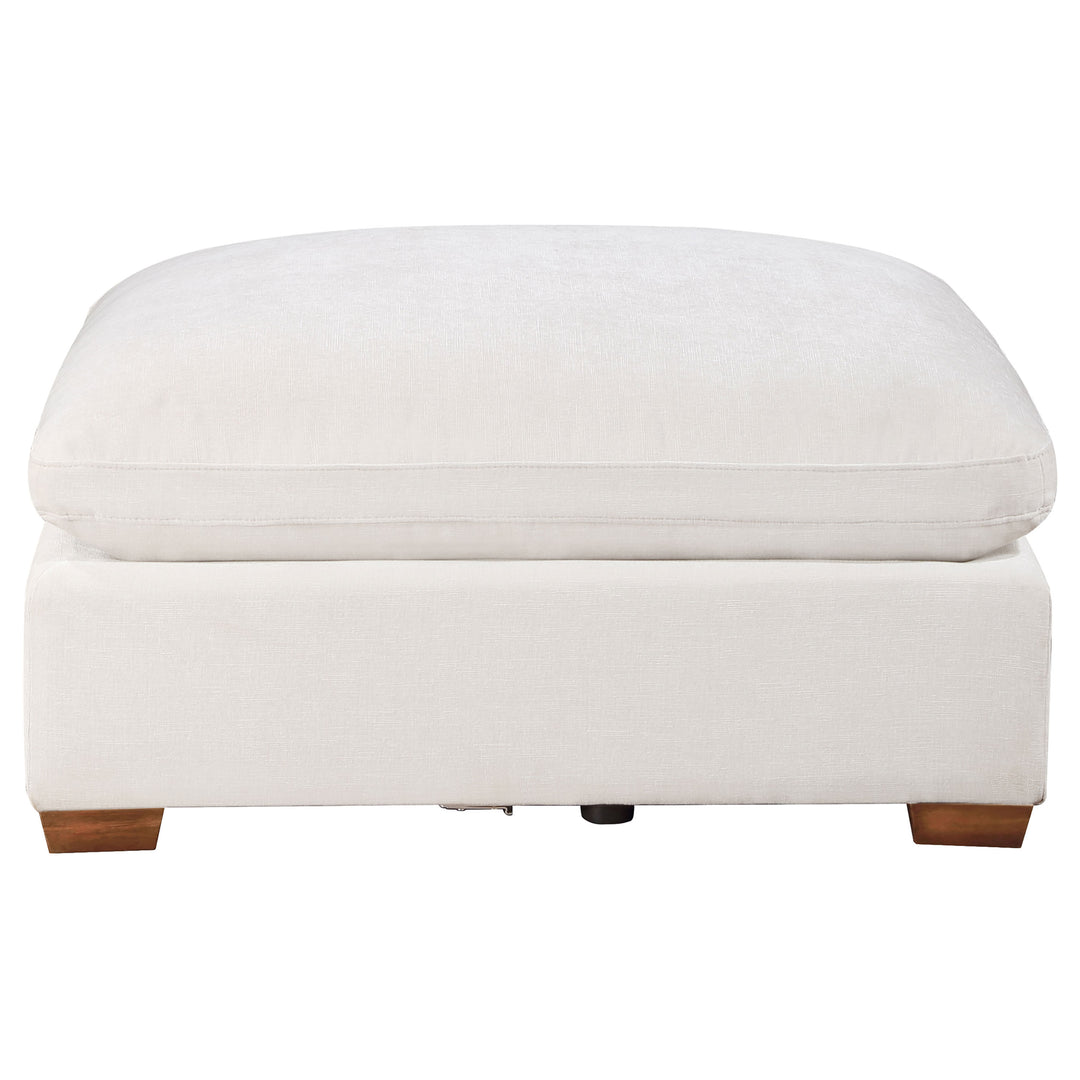 Lakeview Upholstered Ottoman Ivory