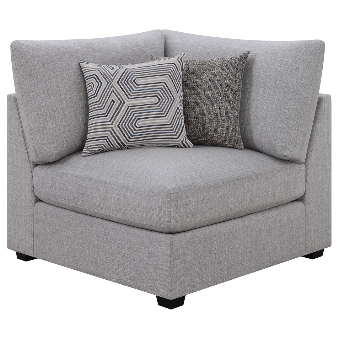 Cambria 4-piece Upholstered Modular Sectional Grey