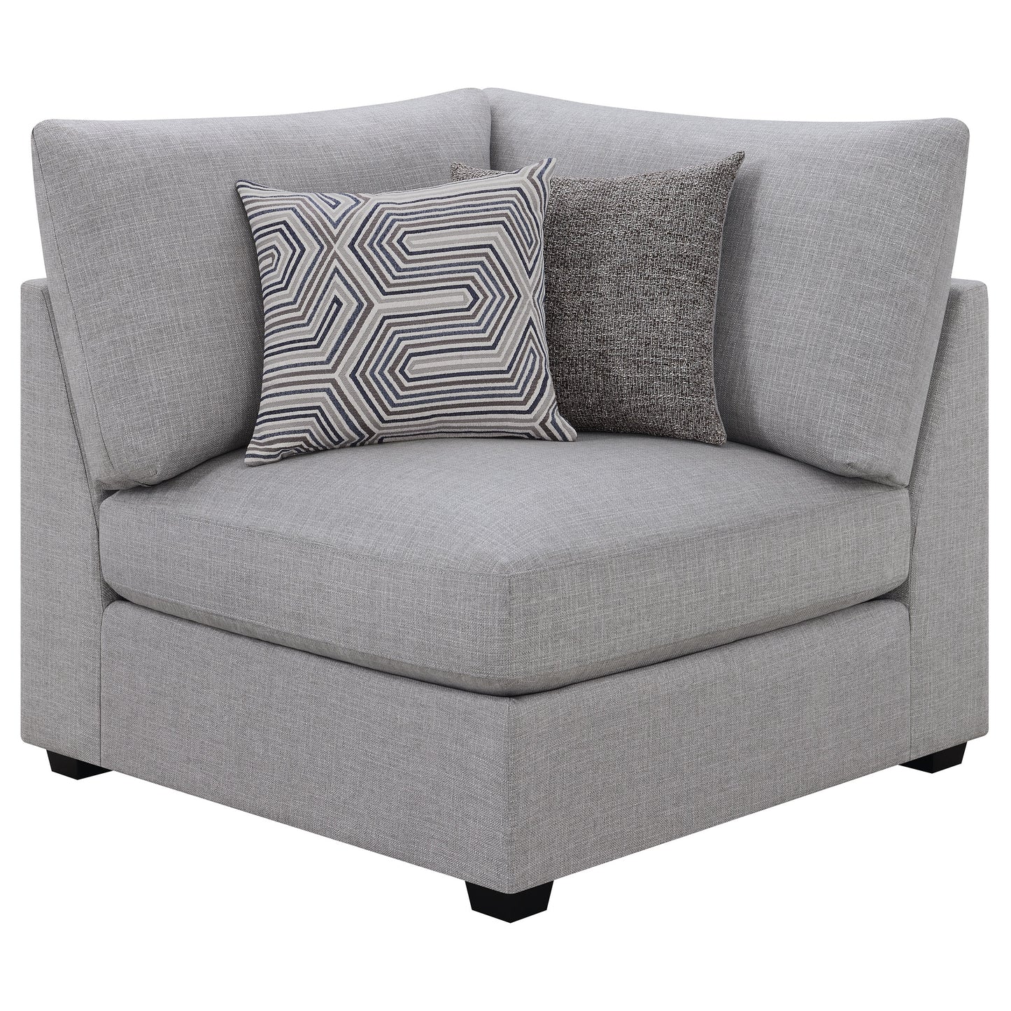 Cambria 5-piece Upholstered Modular Sectional Grey