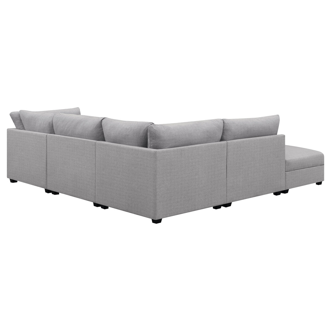 Cambria 5-piece Upholstered Modular Sectional Grey