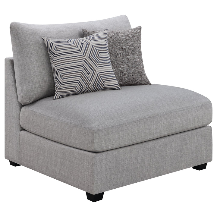 Cambria 5-piece Upholstered Modular Sectional Grey