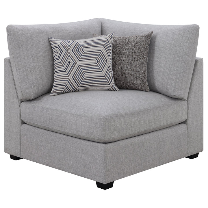 Cambria Upholstered Corner Chair Grey