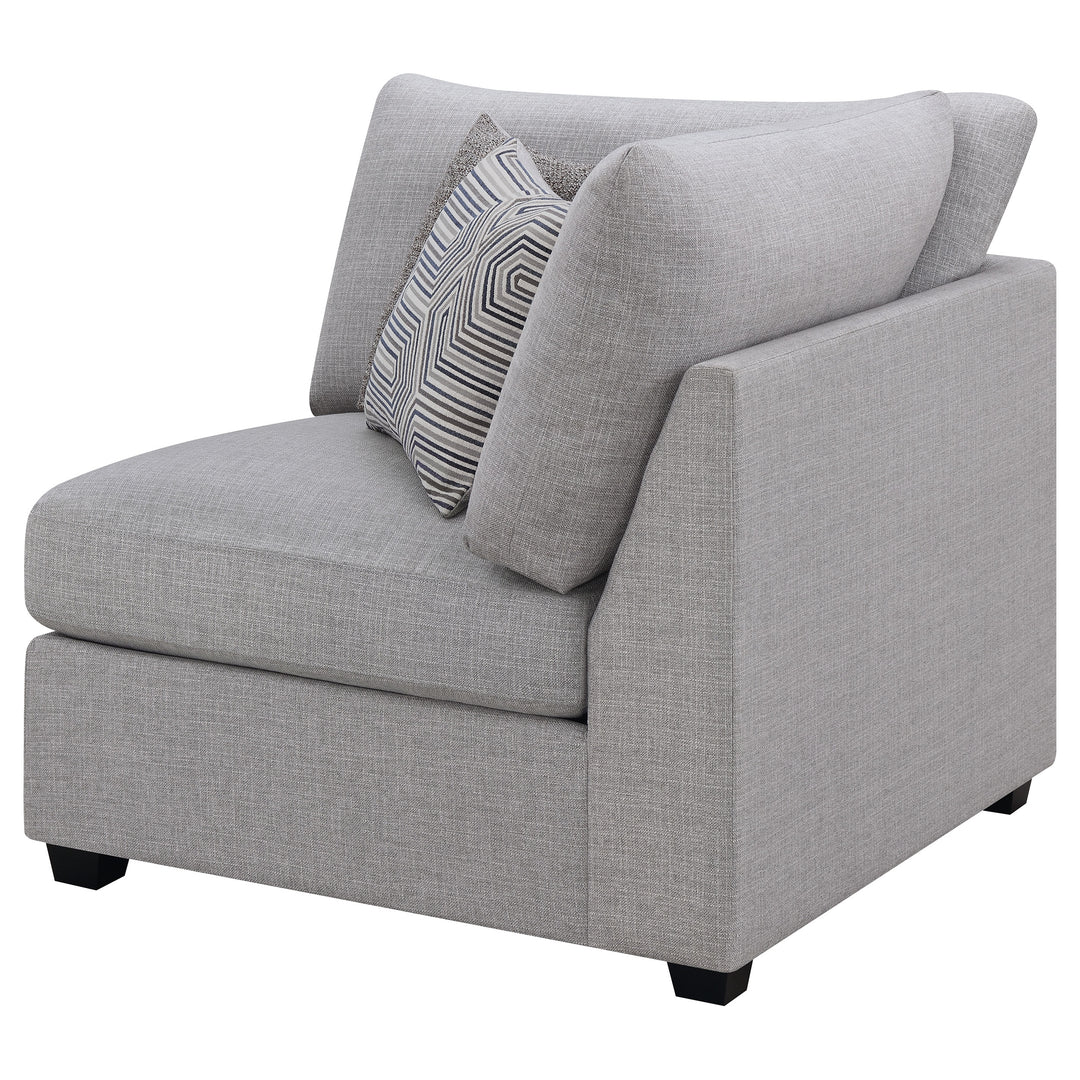 Cambria Upholstered Corner Chair Grey