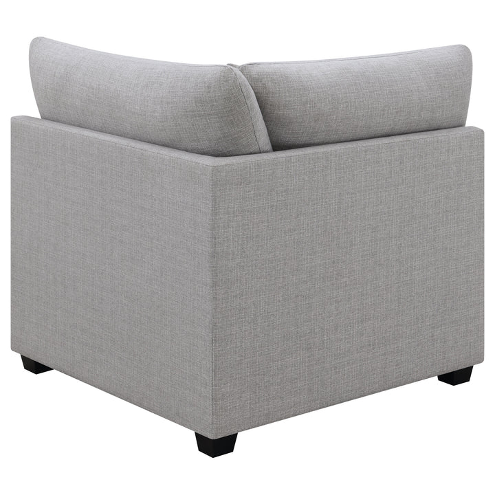 Cambria Upholstered Corner Chair Grey