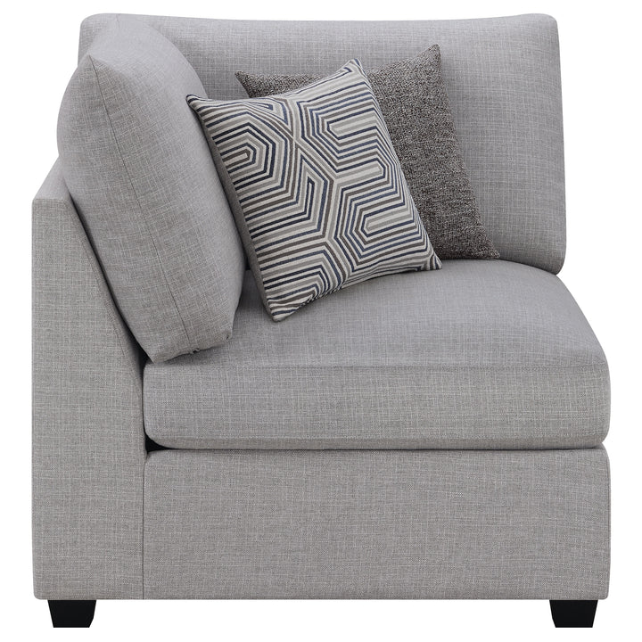 Cambria Upholstered Corner Chair Grey