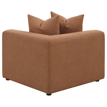 Jennifer Upholstered Corner Terracotta