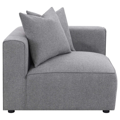 Jennifer 6-piece Tight Seat Modular Sectional Grey