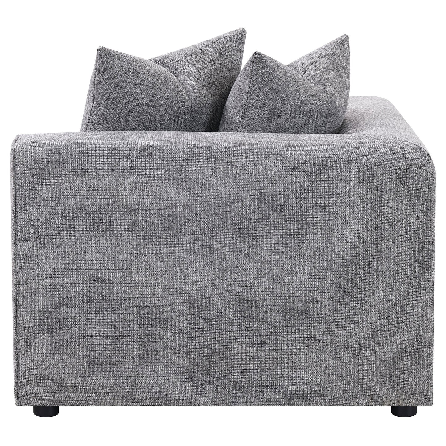 Jennifer Tight Seat Corner Chair Grey