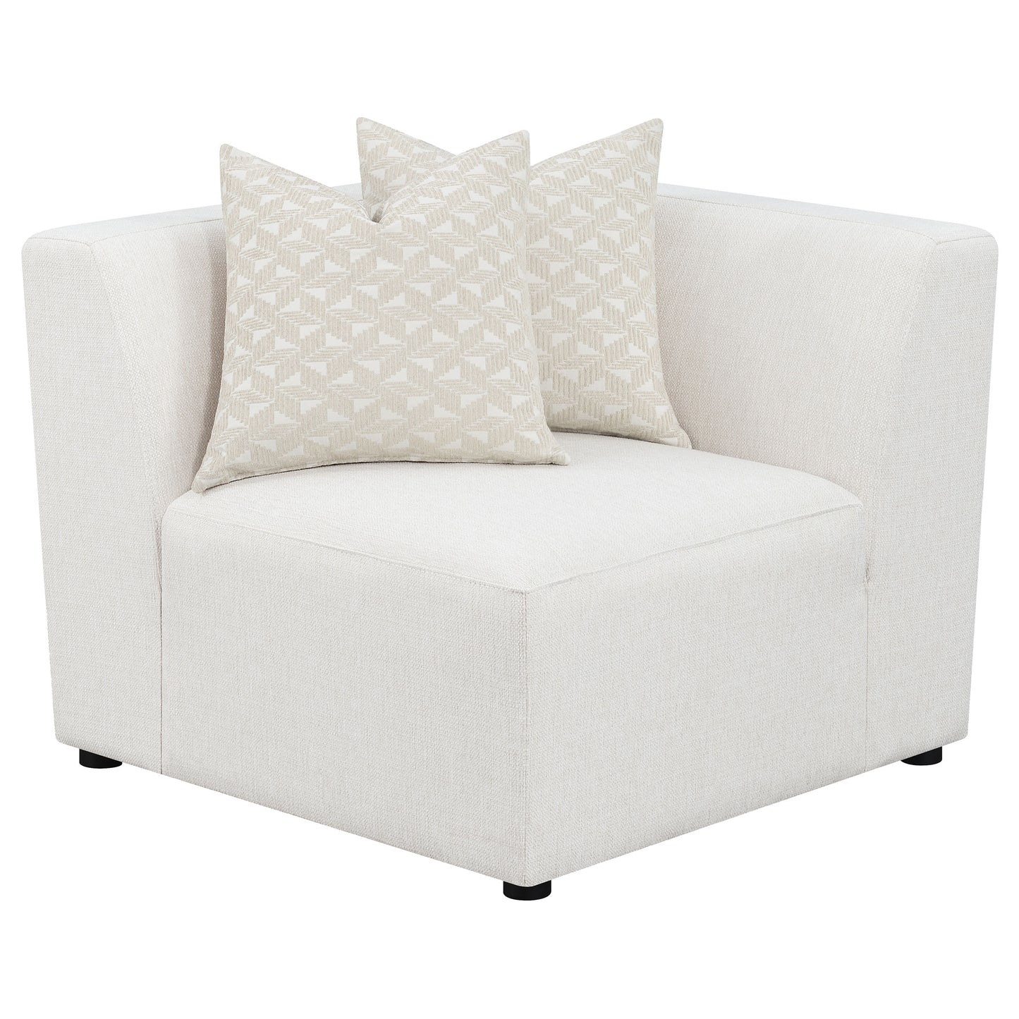 Freddie 6-piece Upholstered Modular Sectional Pearl