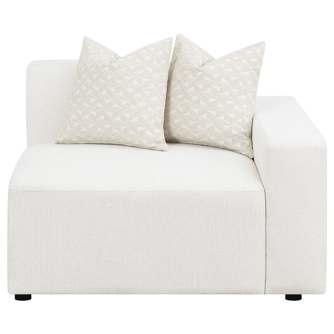 Freddie 6-piece Upholstered Modular Sectional Pearl