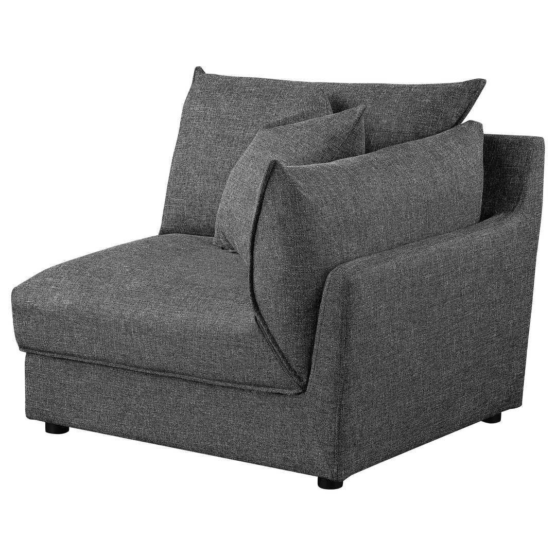 Sasha Upholstered RAF Chair Barely Black