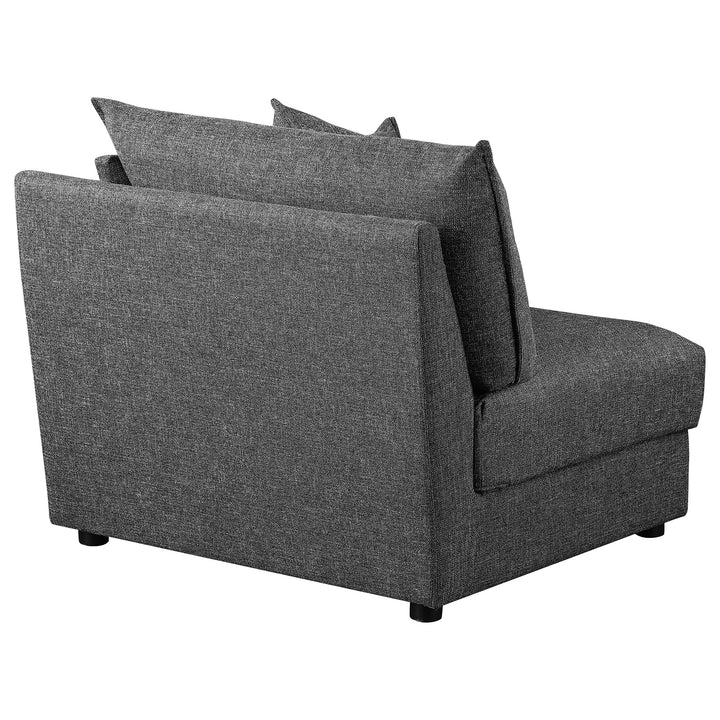 Sasha Upholstered RAF Chair Barely Black