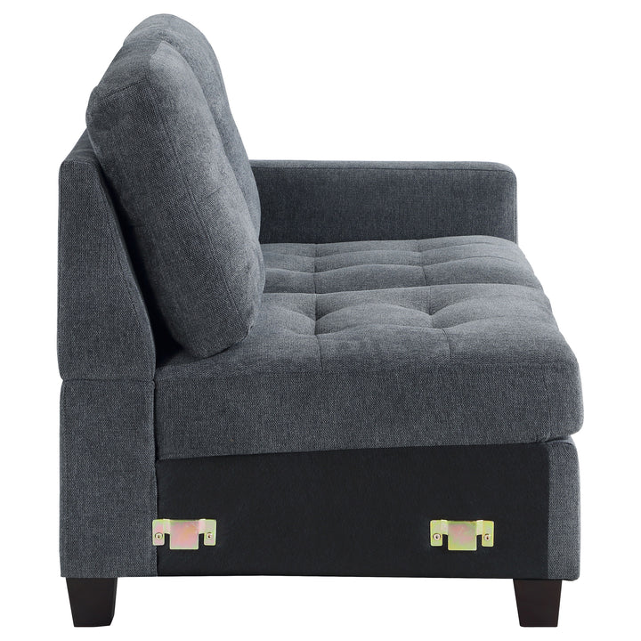 Georgina Upholstered RAF Chair Steel Grey