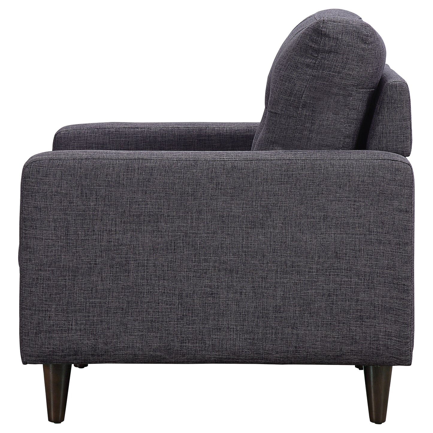 Watsonville Tufted Back Chair Grey