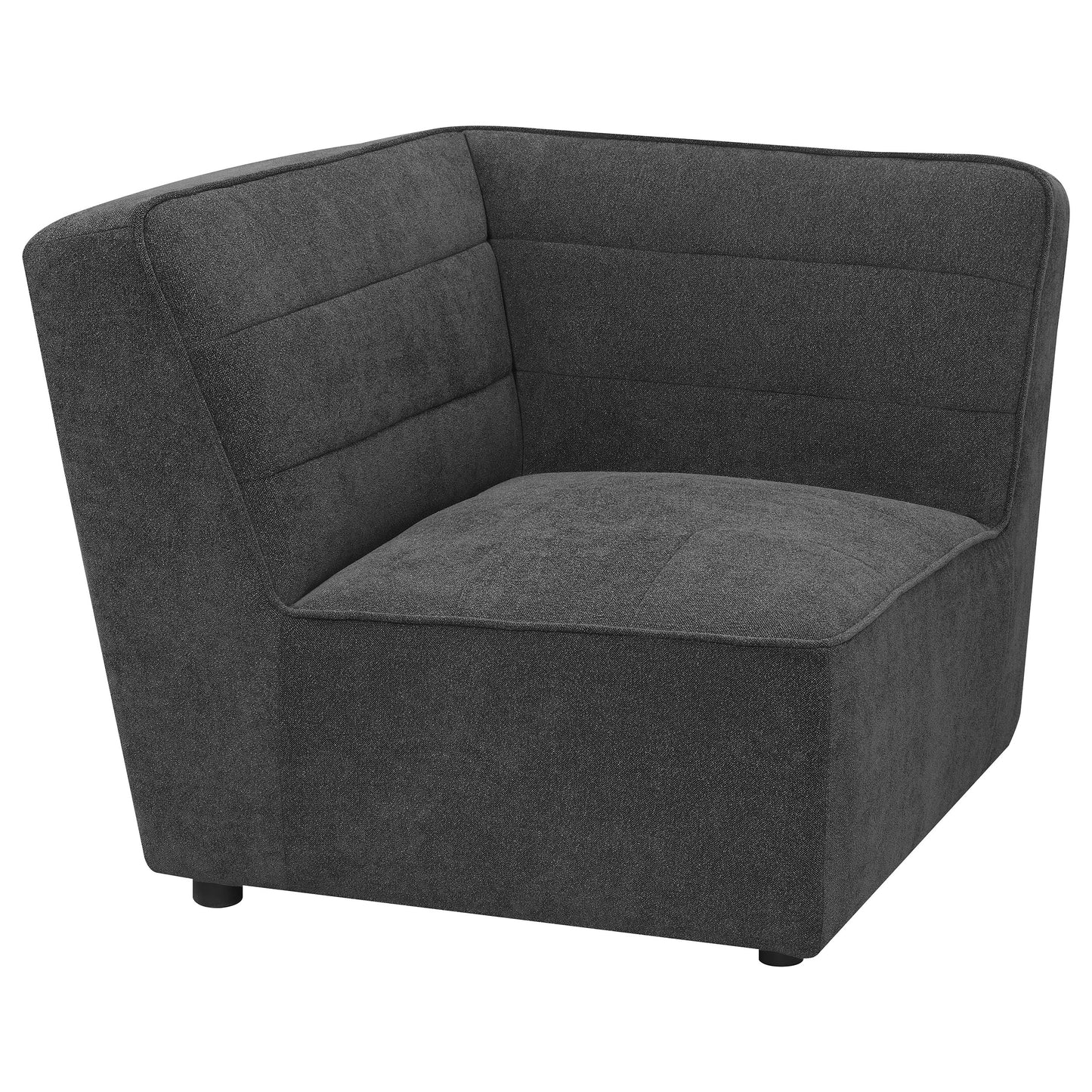 Sunny Upholstered 6-piece Modular Sectional Dark Charcoal