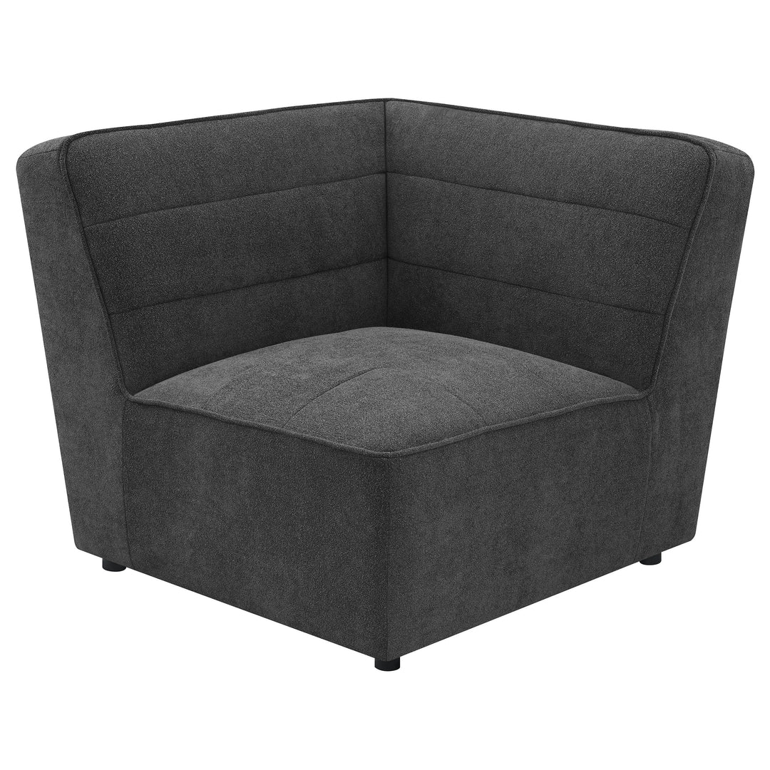 Sunny Upholstered Corner Dark Charcoal