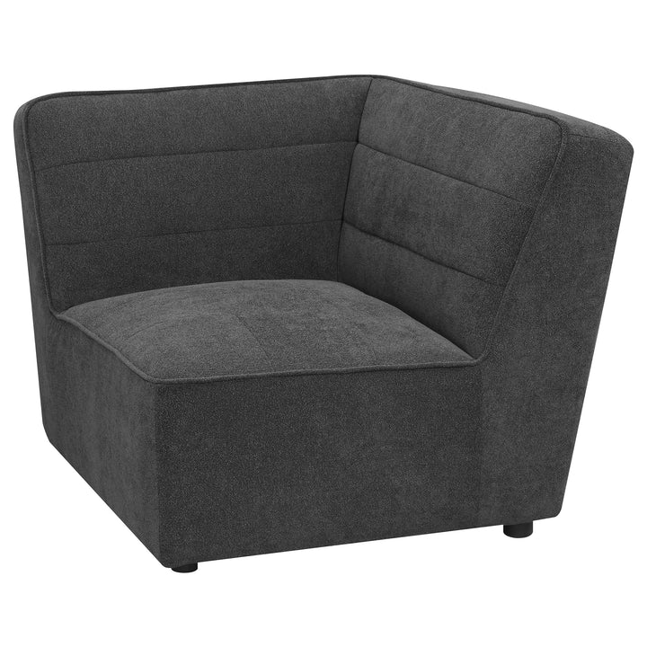 Sunny Upholstered Corner Dark Charcoal