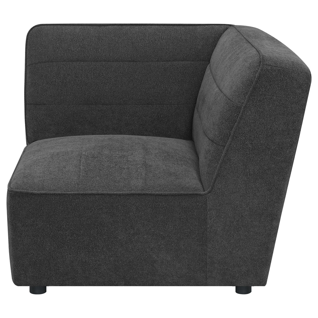 Sunny Upholstered Corner Dark Charcoal