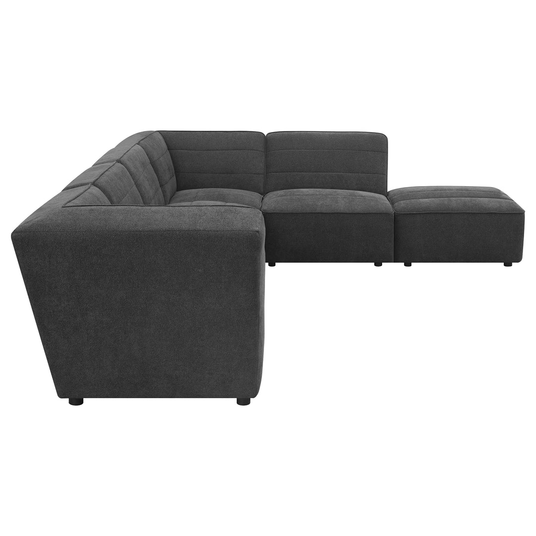 Sunny Upholstered Corner Dark Charcoal